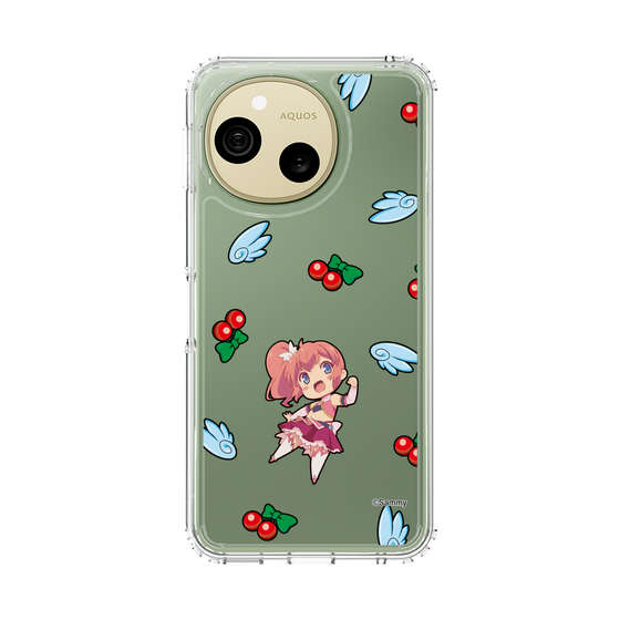 スリムプロテクションケース［ ツインエンジェル - 天月 めぐる - ミニキャラ ］