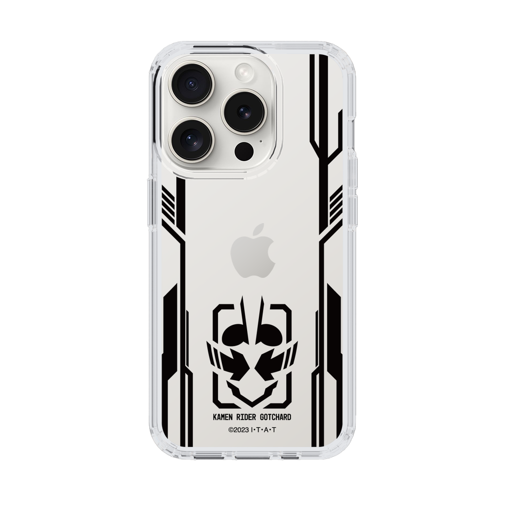 スリムプロテクションケース for Apple iPhone 15 Pro［ 仮面ライダー - ガッチャード - ライダーズクレスト ］