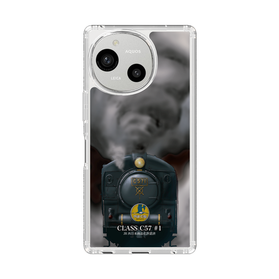 スリムプロテクションケース［ JR西日本 - C57形１号機 - 力強い黒煙 ］