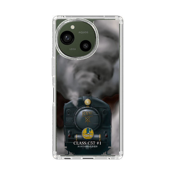 スリムプロテクションケース［ JR西日本 - C57形１号機 - 力強い黒煙 ］