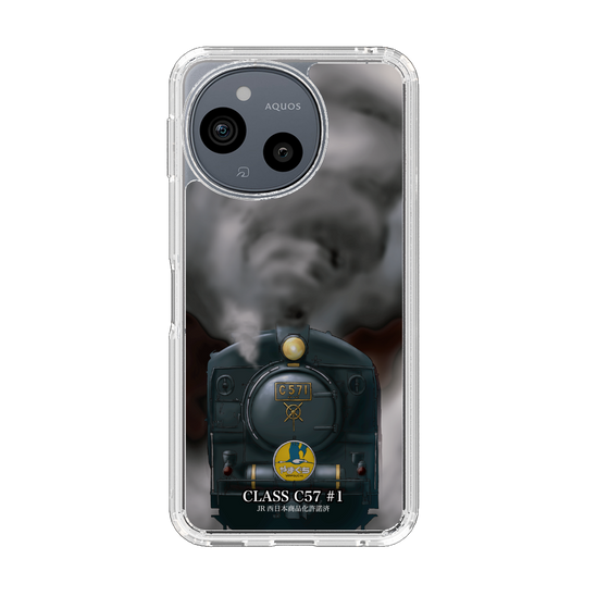 スリムプロテクションケース［ JR西日本 - C57形１号機 - 力強い黒煙 ］