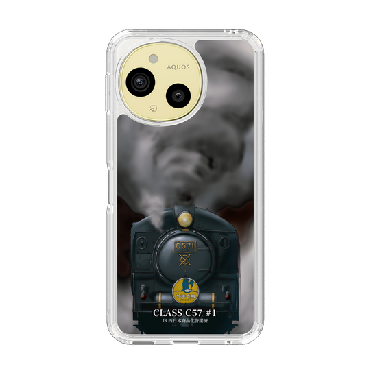 スリムプロテクションケース［ JR西日本 - C57形１号機 - 力強い黒煙 ］