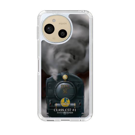 スリムプロテクションケース［ JR西日本 - C57形１号機 - 力強い黒煙 ］