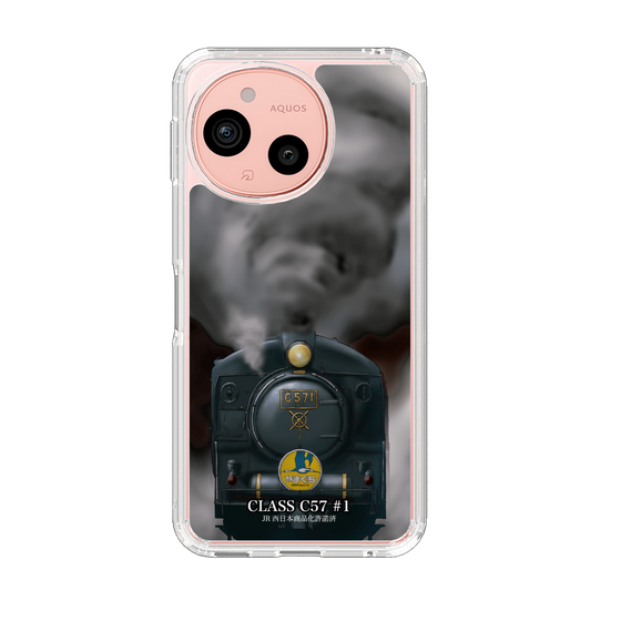 スリムプロテクションケース［ JR西日本 - C57形１号機 - 力強い黒煙 ］