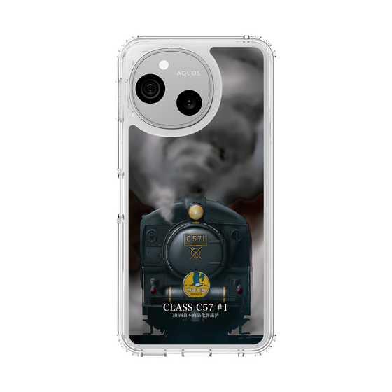 スリムプロテクションケース［ JR西日本 - C57形１号機 - 力強い黒煙 ］