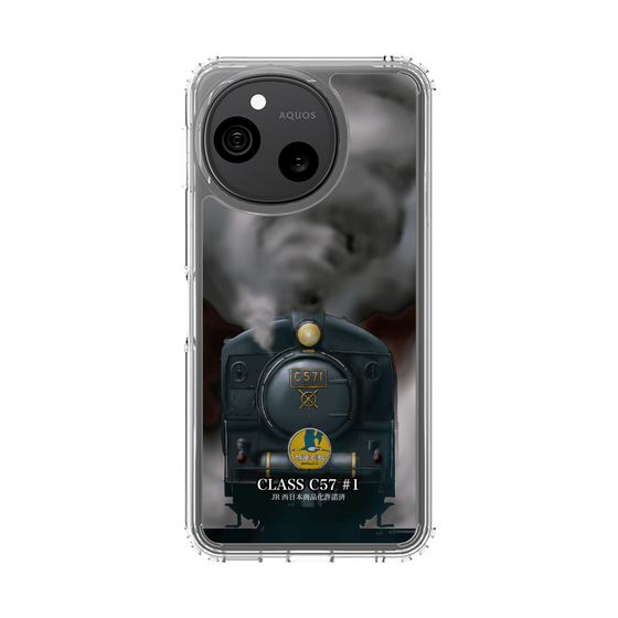 スリムプロテクションケース［ JR西日本 - C57形１号機 - 力強い黒煙 ］