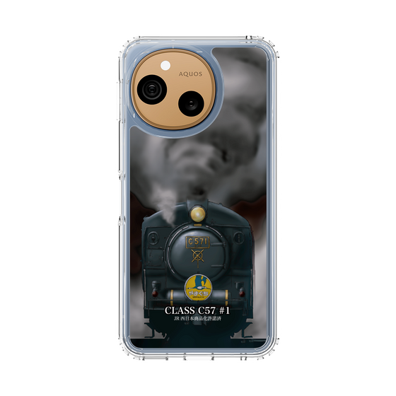 スリムプロテクションケース［ JR西日本 - C57形１号機 - 力強い黒煙 ］