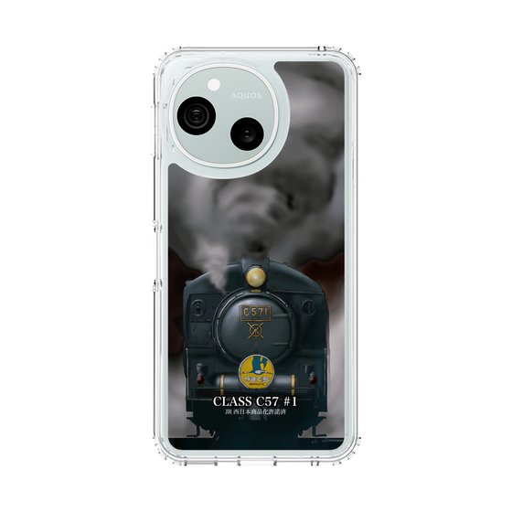 スリムプロテクションケース［ JR西日本 - C57形１号機 - 力強い黒煙 ］