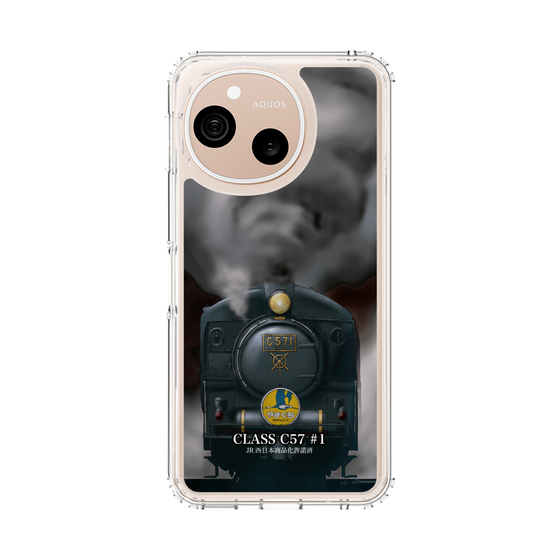 スリムプロテクションケース［ JR西日本 - C57形１号機 - 力強い黒煙 ］