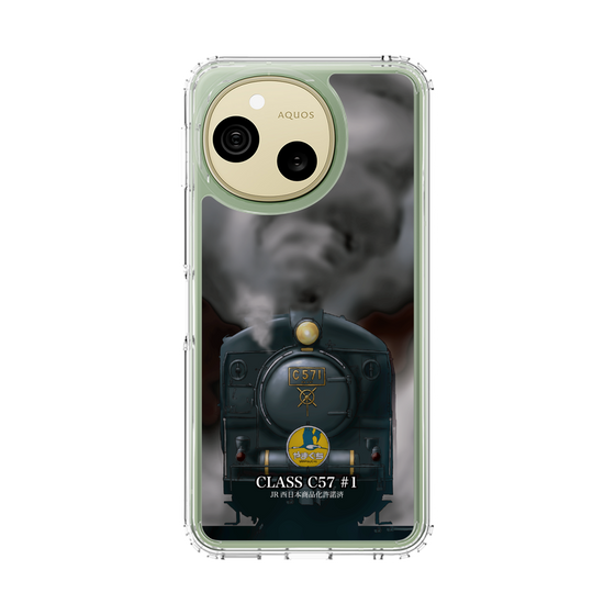 スリムプロテクションケース［ JR西日本 - C57形１号機 - 力強い黒煙 ］