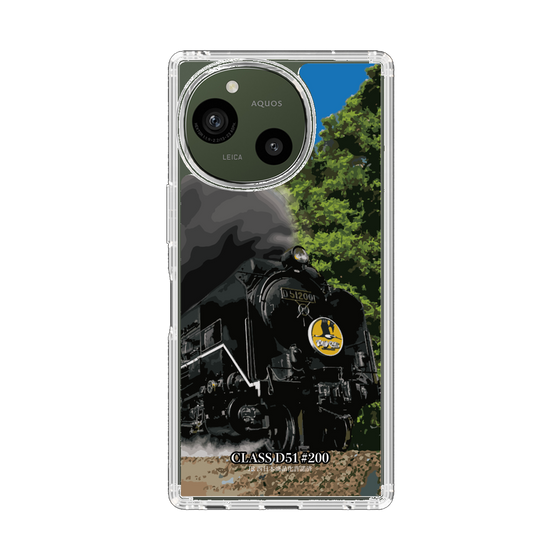 スリムプロテクションケース［ JR西日本 - D51形200号機 - 景色と一緒に ］