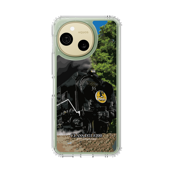 スリムプロテクションケース［ JR西日本 - D51形200号機 - 景色と一緒に ］