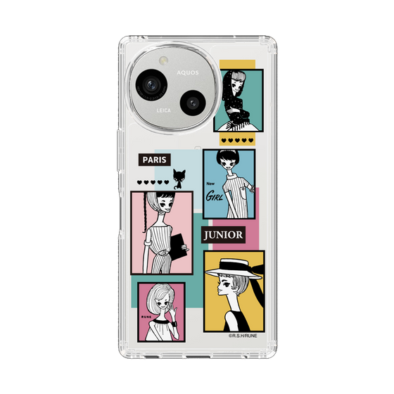 スリムプロテクションケース［ 内藤ルネ - RUNE Girl Junior - Mode Color ］