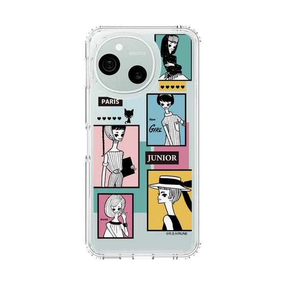 スリムプロテクションケース［ 内藤ルネ - RUNE Girl Junior - Mode Color ］