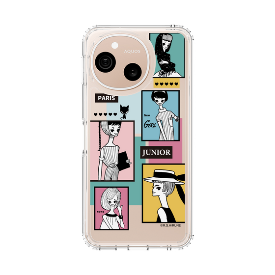 スリムプロテクションケース［ 内藤ルネ - RUNE Girl Junior - Mode Color ］