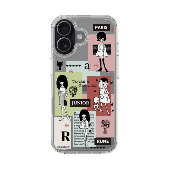 スリムプロテクションケース［ 内藤ルネ - RUNE Girl Junior - Retro Color ］