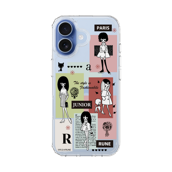 スリムプロテクションケース［ 内藤ルネ - RUNE Girl Junior - Retro Color ］