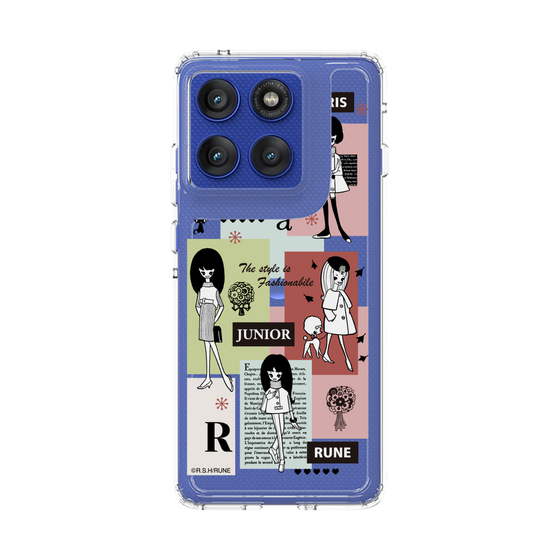 スリムプロテクションケース［ 内藤ルネ - RUNE Girl Junior - Retro Color ］
