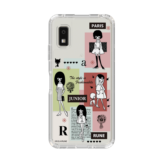 スリムプロテクションケース［ 内藤ルネ - RUNE Girl Junior - Retro Color ］