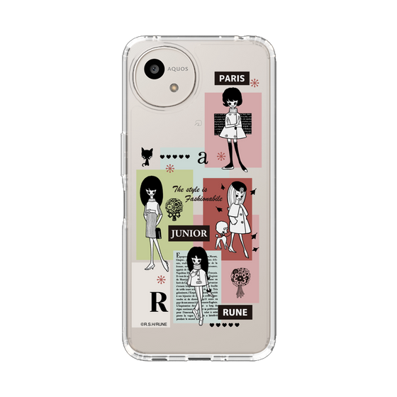 スリムプロテクションケース［ 内藤ルネ - RUNE Girl Junior - Retro Color ］