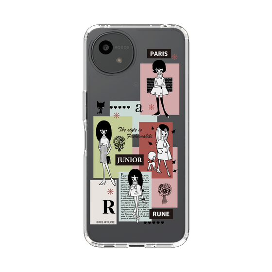 スリムプロテクションケース［ 内藤ルネ - RUNE Girl Junior - Retro Color ］
