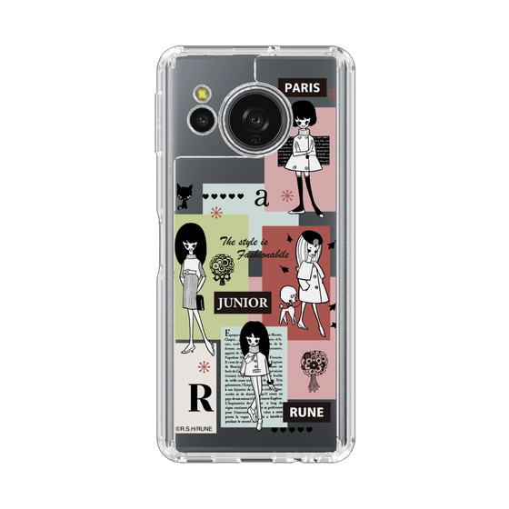 スリムプロテクションケース［ 内藤ルネ - RUNE Girl Junior - Retro Color ］