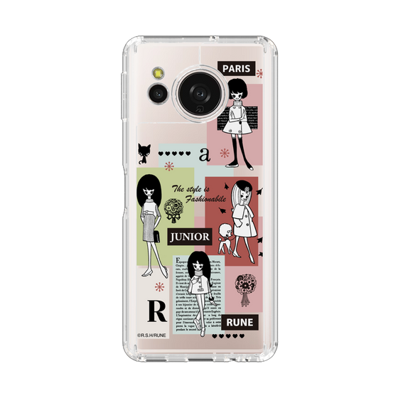 スリムプロテクションケース［ 内藤ルネ - RUNE Girl Junior - Retro Color ］