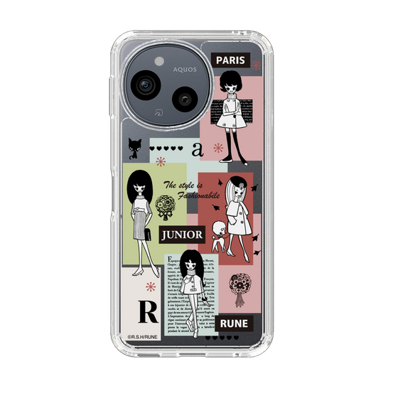 スリムプロテクションケース［ 内藤ルネ - RUNE Girl Junior - Retro Color ］
