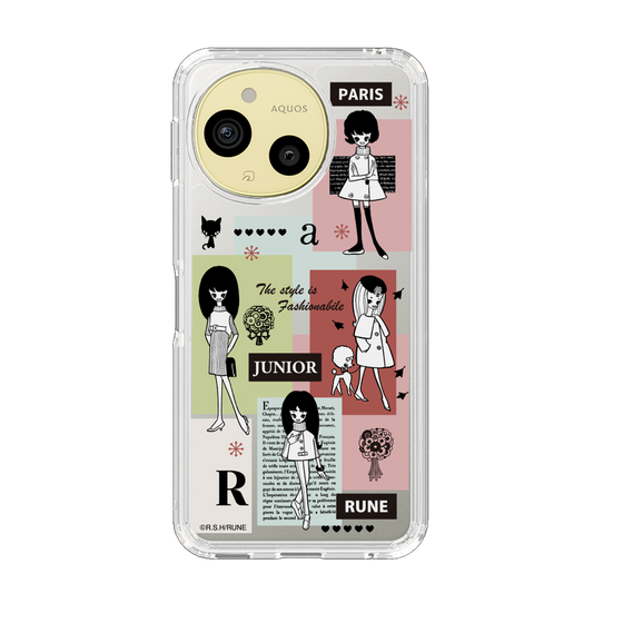スリムプロテクションケース［ 内藤ルネ - RUNE Girl Junior - Retro Color ］