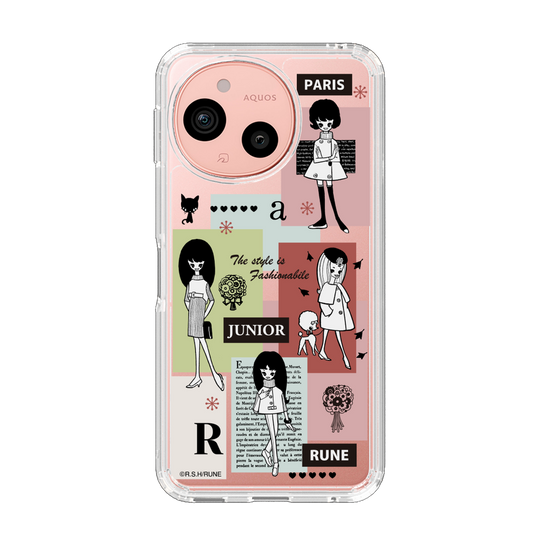 スリムプロテクションケース［ 内藤ルネ - RUNE Girl Junior - Retro Color ］