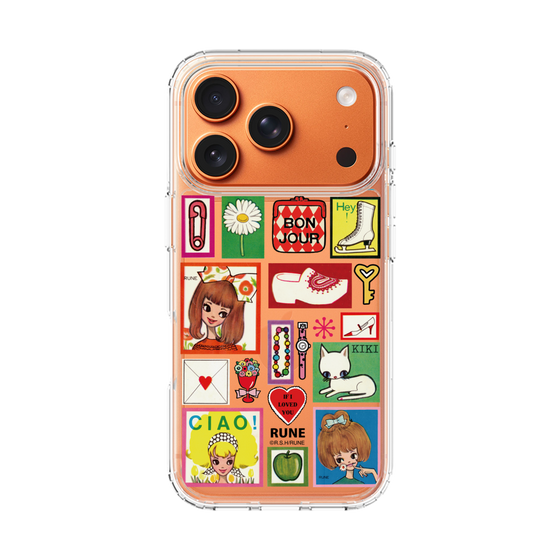 スリムプロテクションケース［ 内藤ルネ - Collage ］