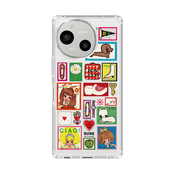 スリムプロテクションケース［ 内藤ルネ - Collage ］