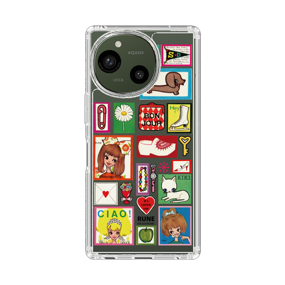 スリムプロテクションケース［ 内藤ルネ - Collage ］