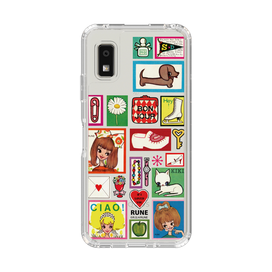 スリムプロテクションケース［ 内藤ルネ - Collage ］