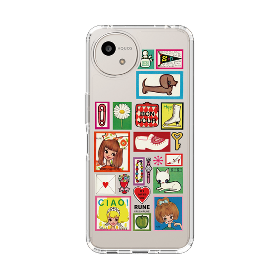 スリムプロテクションケース［ 内藤ルネ - Collage ］