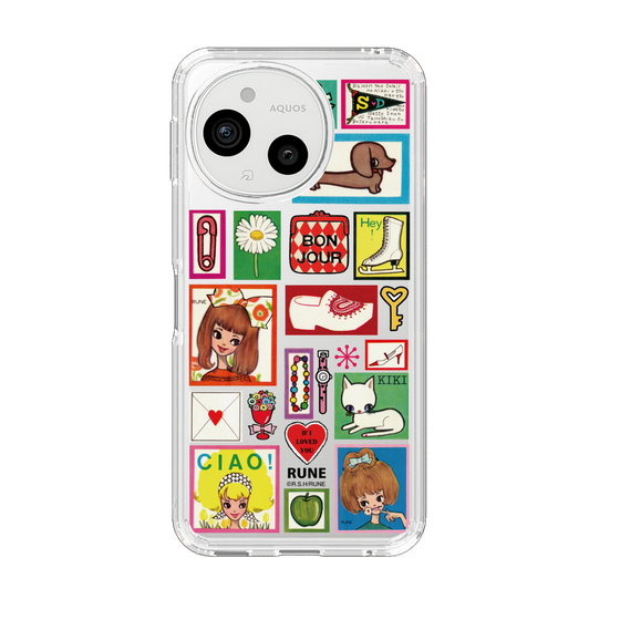 スリムプロテクションケース［ 内藤ルネ - Collage ］