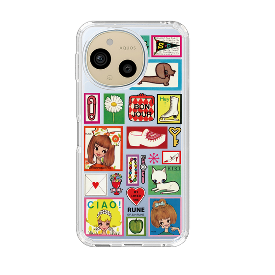 スリムプロテクションケース［ 内藤ルネ - Collage ］