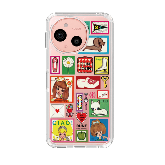 スリムプロテクションケース［ 内藤ルネ - Collage ］