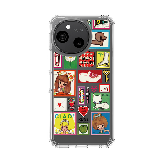 スリムプロテクションケース［ 内藤ルネ - Collage ］