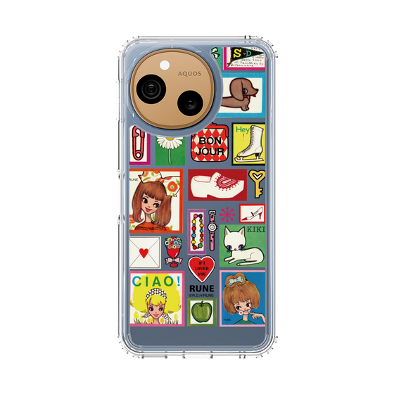 スリムプロテクションケース［ 内藤ルネ - Collage ］