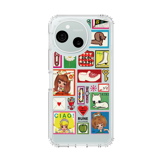 スリムプロテクションケース［ 内藤ルネ - Collage ］