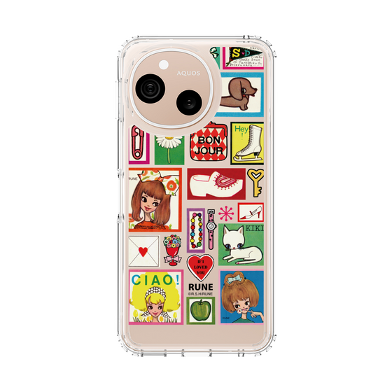 スリムプロテクションケース［ 内藤ルネ - Collage ］