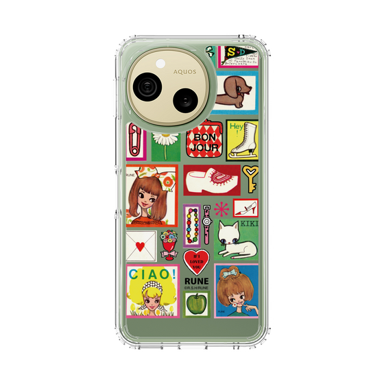 スリムプロテクションケース［ 内藤ルネ - Collage ］