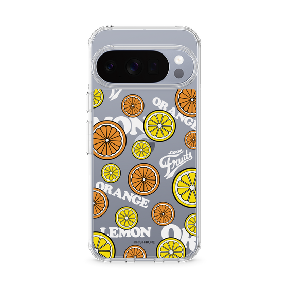 スリムプロテクションケース［ 内藤ルネ - Lemon & Orange ］