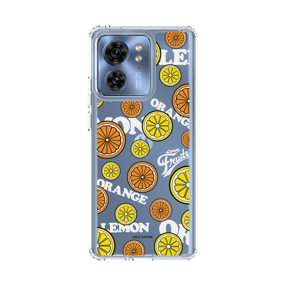 スリムプロテクションケース［ 内藤ルネ - Lemon & Orange ］