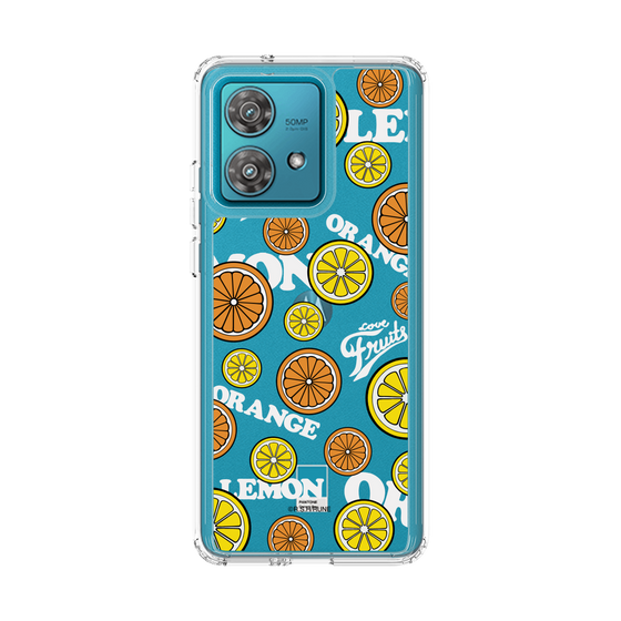スリムプロテクションケース［ 内藤ルネ - Lemon & Orange ］