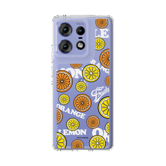 スリムプロテクションケース［ 内藤ルネ - Lemon & Orange ］