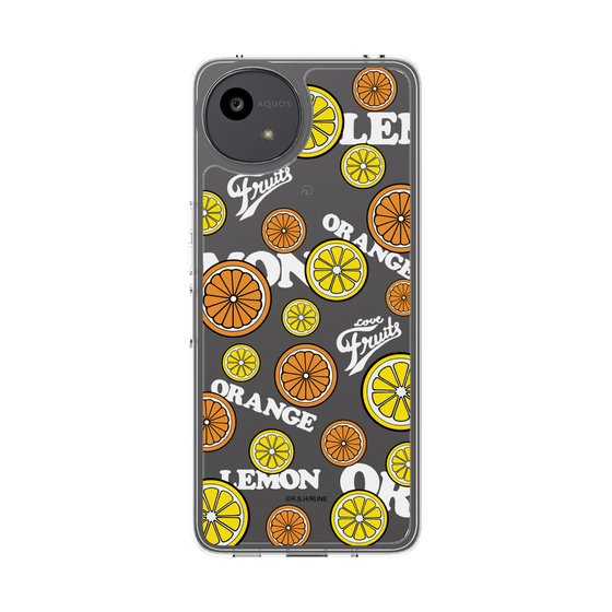 スリムプロテクションケース［ 内藤ルネ - Lemon & Orange ］
