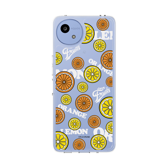 スリムプロテクションケース［ 内藤ルネ - Lemon & Orange ］
