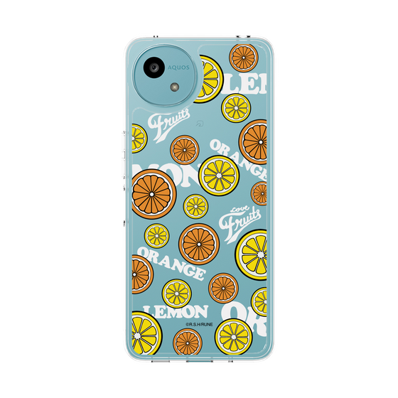 スリムプロテクションケース［ 内藤ルネ - Lemon & Orange ］